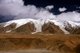 China: Glaciers pour down from the Pamir Mountains, Karakoram Highway, Xinjiang