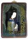 China: Mirror painting of a woman playing a flute, late Qing Dynasty (c.1890)